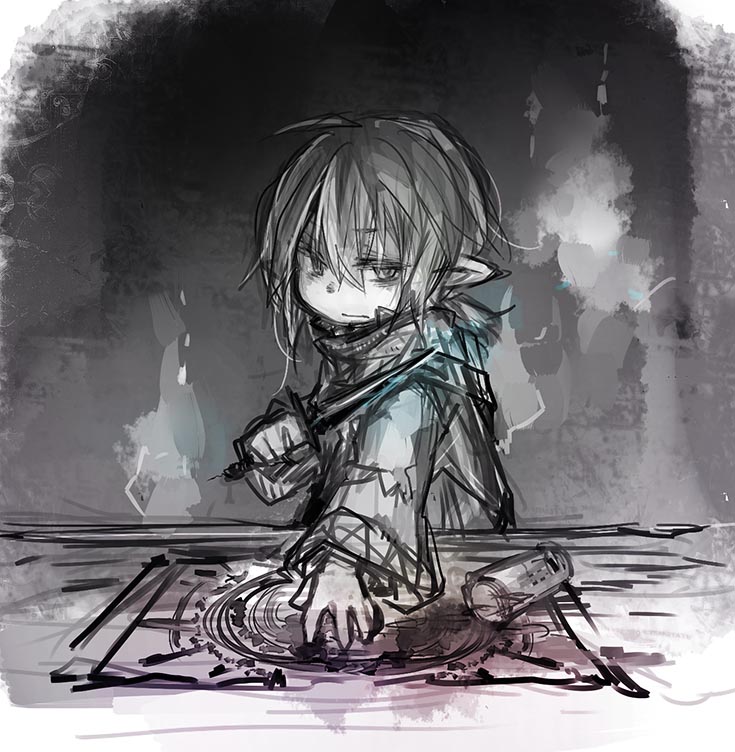 adventurer (final fantasy and 1 more) drawn by fujiwara_akina