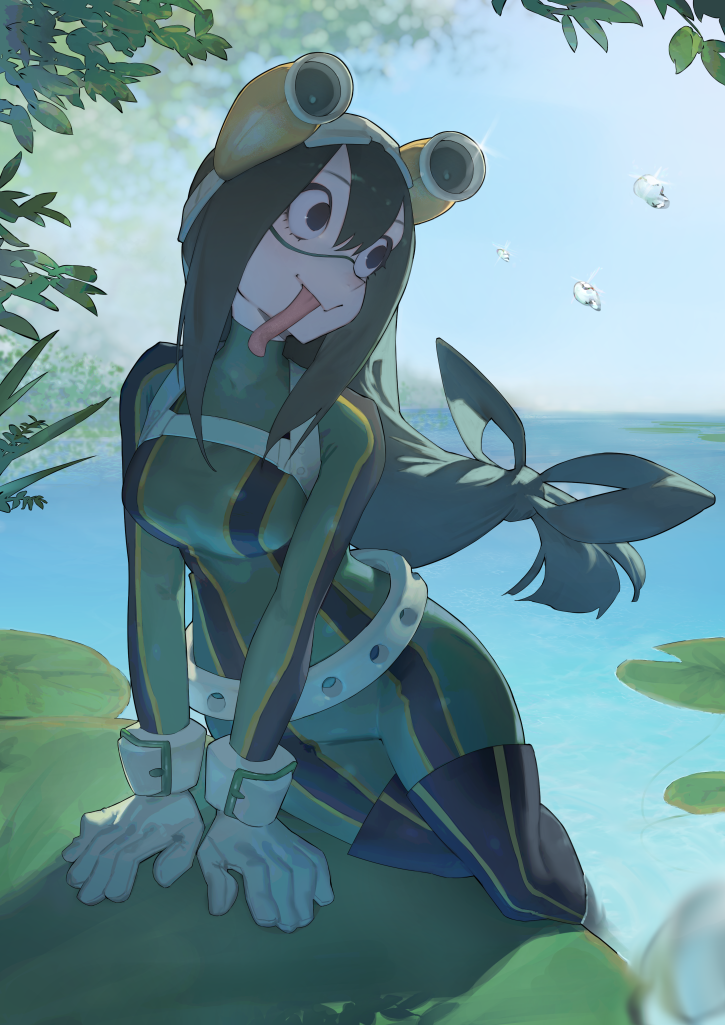 asui tsuyu (boku no hero academia) drawn by mi8pq