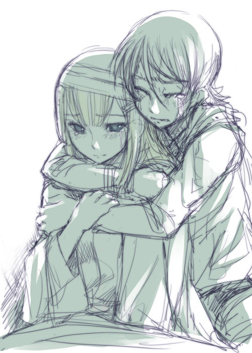 louise halevy and saji crossroad (gundam and 1 more) drawn by bosshi