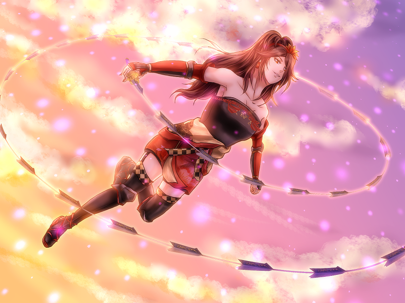 kaihime (sengoku musou and 1 more) drawn by hoshikirari