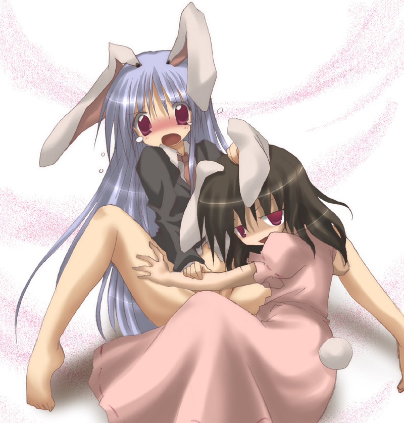 reisen udongein inaba and inaba tewi (touhou) drawn by izumi_yukiru