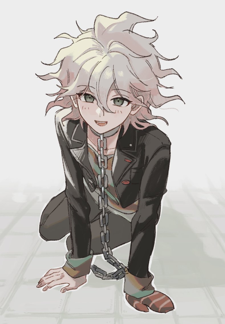 komaeda nagito (danganronpa and 1 more) drawn by hatemadeimym