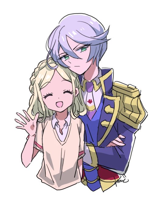 shikyoin hibiki and midorikaze fuwari (pretty series and 1 more) drawn by rituyama1