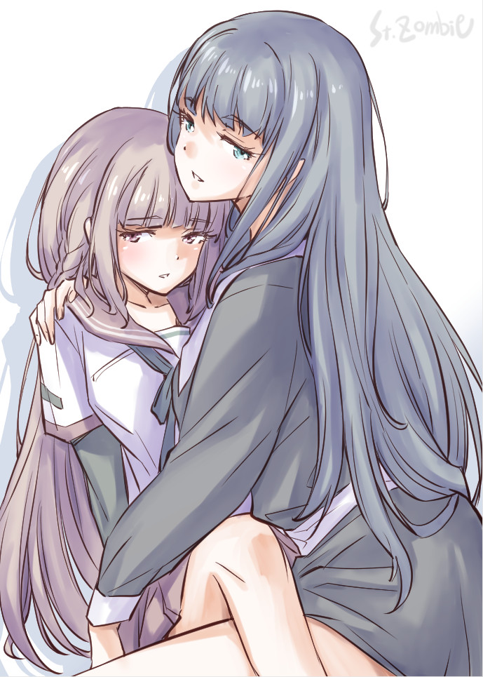 tamaki iroha and nanami yachiyo (mahou shoujo madoka magica and 1 more) drawn by studiozombie