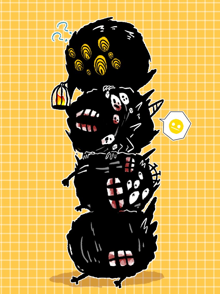 big bird and mountain of smiling bodies (project moon and 1 more) drawn by wakame_031412