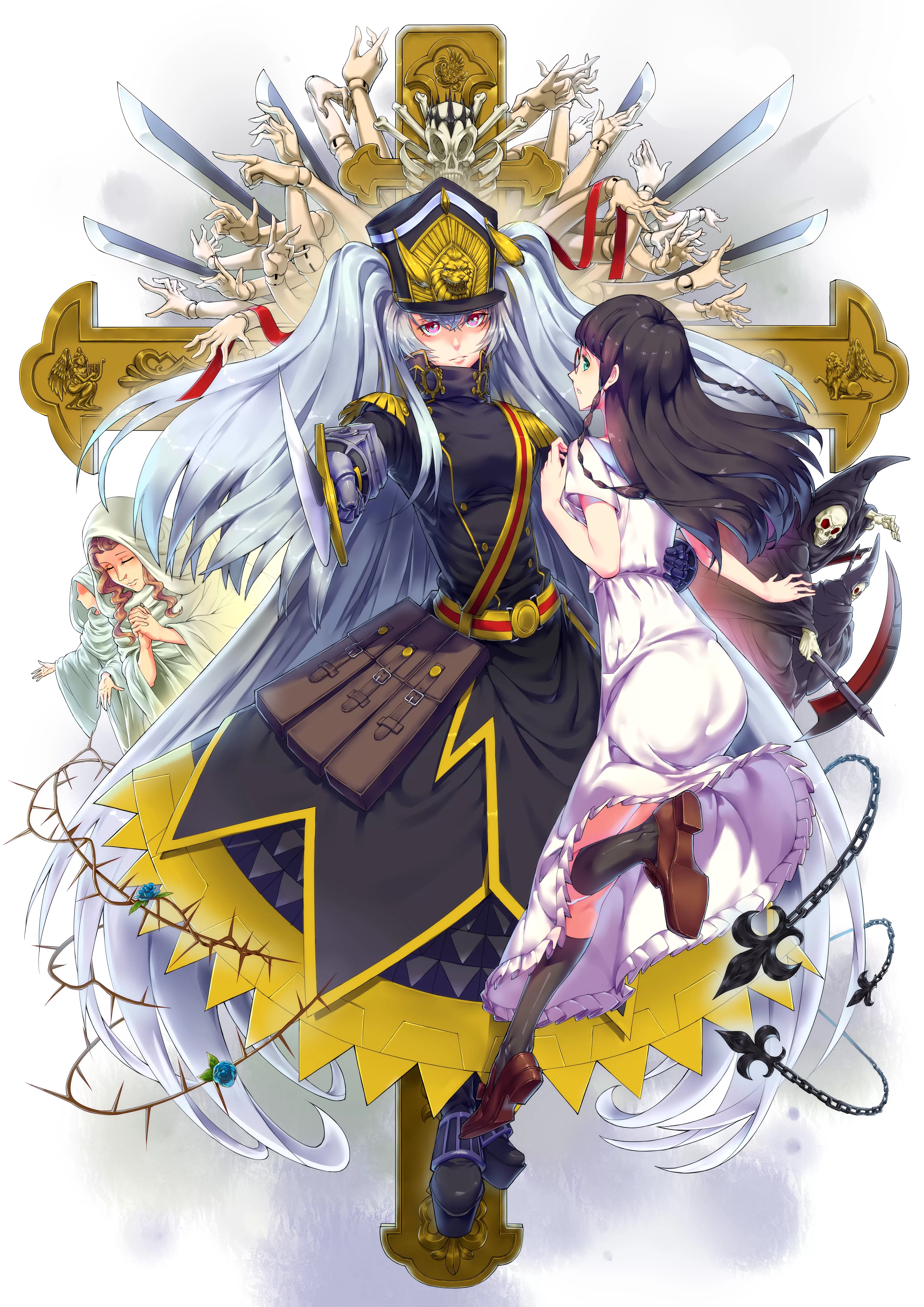 Death Altair Grim Reaper And Shimazaki Setsuna Re Creators Drawn By Malatutu Danbooru Death Altair Grim Reaper And Shimazaki Setsuna Re Creators Drawn By Malatutu Danbooru