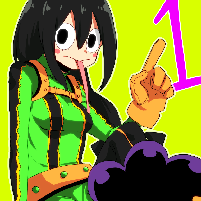 asui tsuyu and mineta minoru (boku no hero academia) drawn by yagiushi_(sinnpatilove)