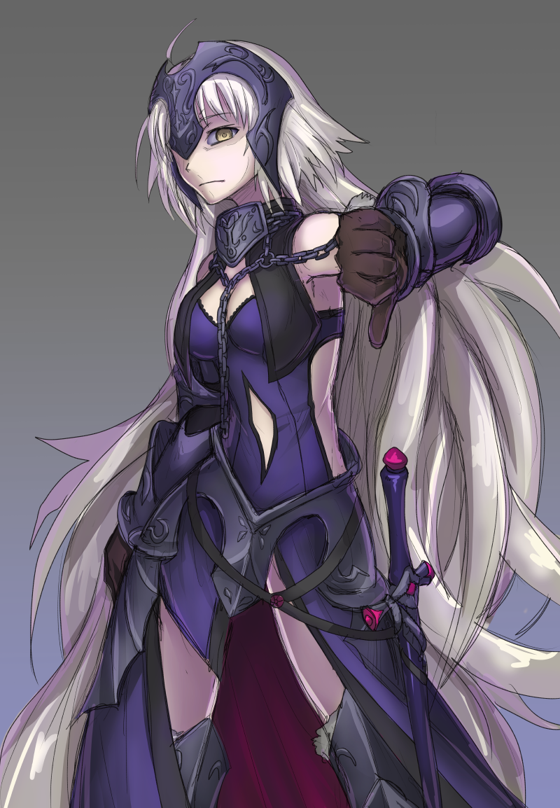 jeanne d'arc alter (fate and 1 more) drawn by purutoppu_(toranohige)