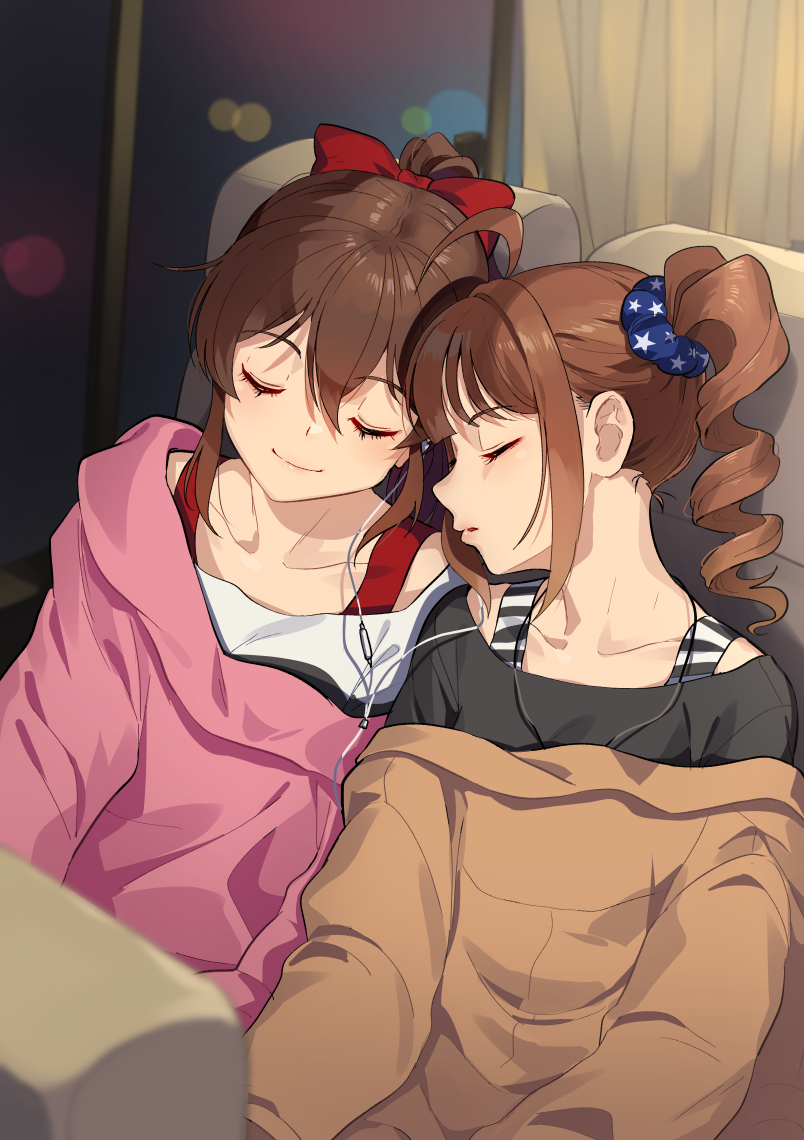 yokoyama nao and satake minako (idolmaster and 1 more) drawn by kamille_(vcx68)
