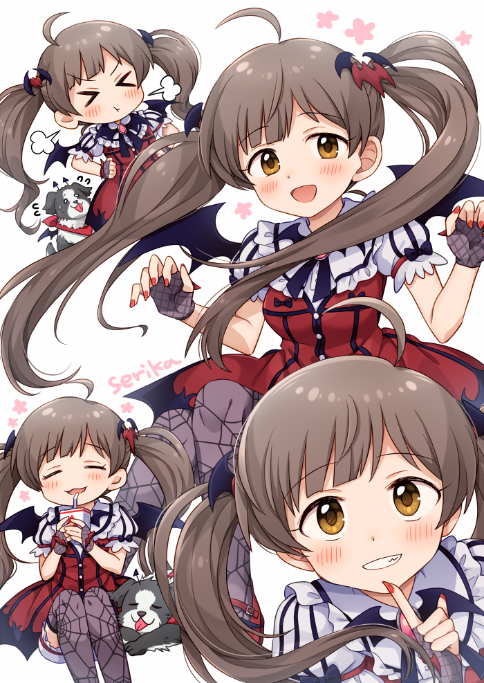 hakozaki serika and junior (idolmaster and 1 more) drawn by hiiringu