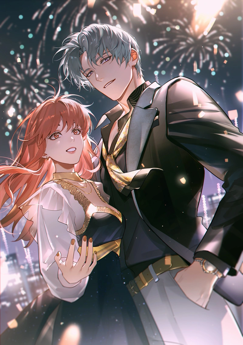 protagonist and charlie su (light and night love) drawn by maosen