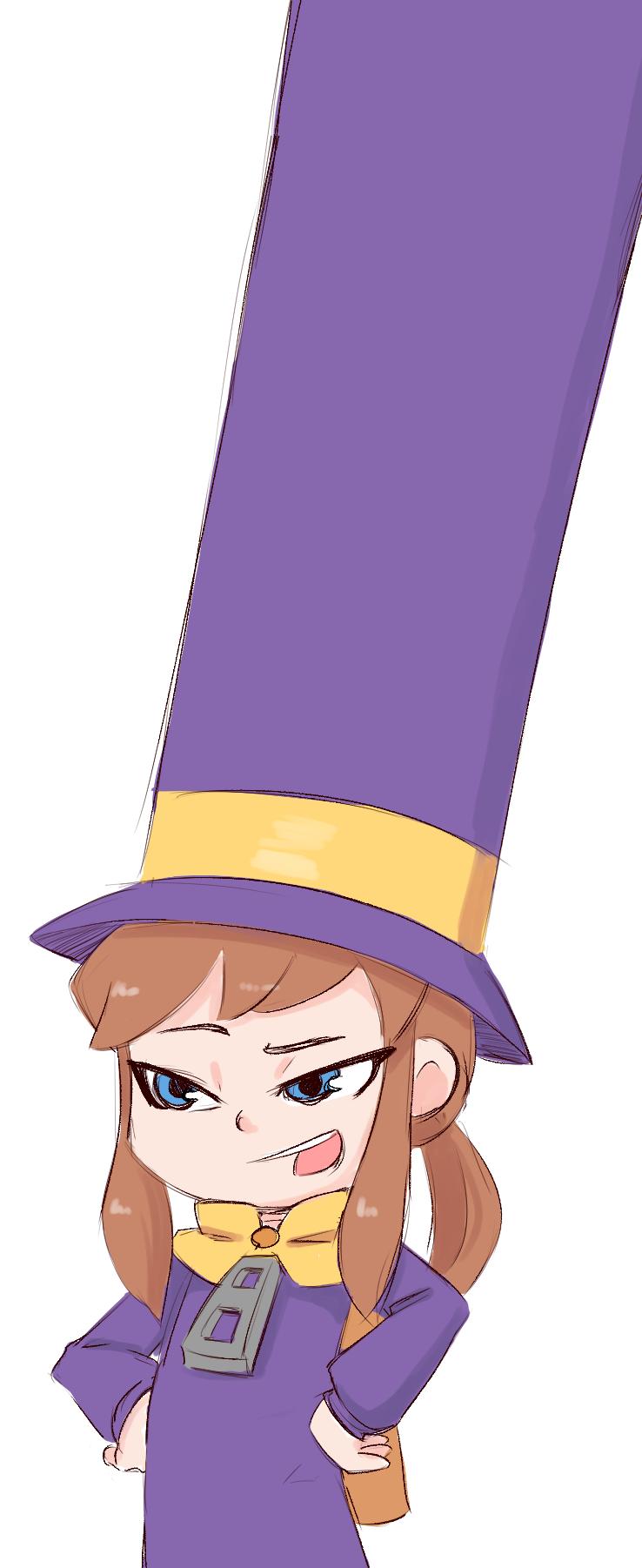 hat kid (a hat in time) drawn by spicy_bardo