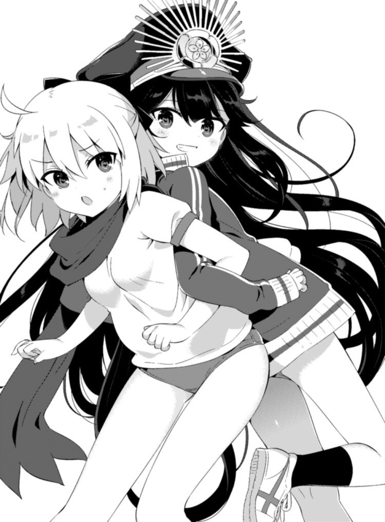 okita souji and oda nobunaga (fate and 2 more) drawn by hanabana_tsubomi