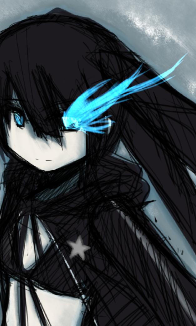 black rock shooter (black rock shooter) drawn by hian