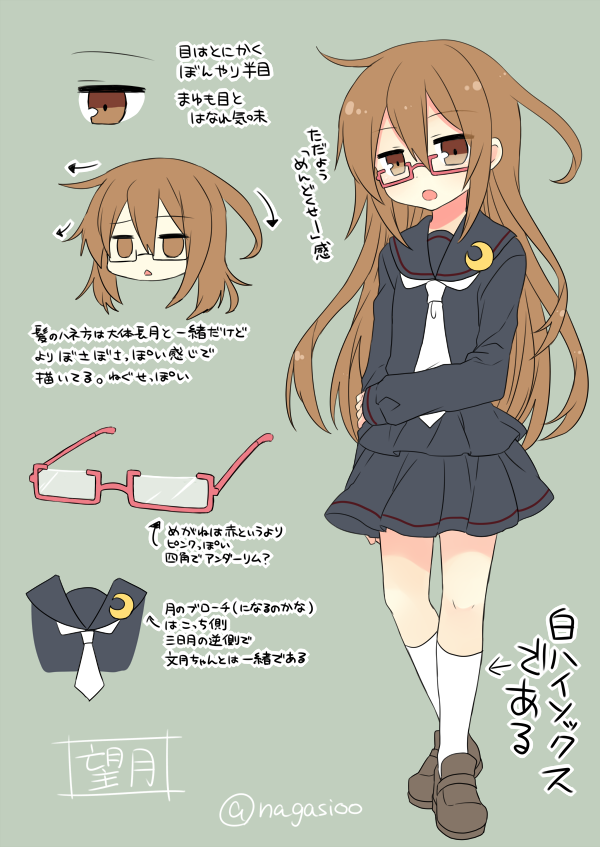 mochizuki (kantai collection) drawn by nagasioo