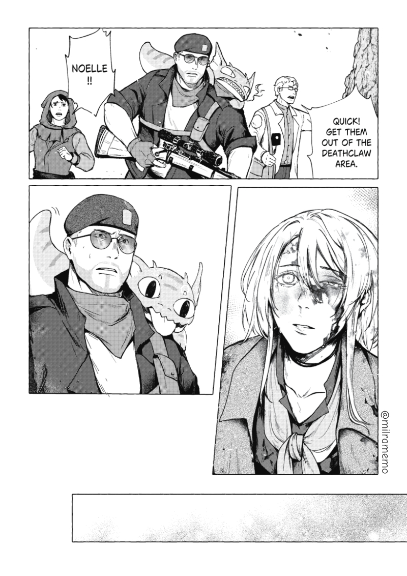 courier, noelle rutherford, craig boone, jalapeno, arcade gannon, and 1 more (fallout and 1 more) drawn by milramemo