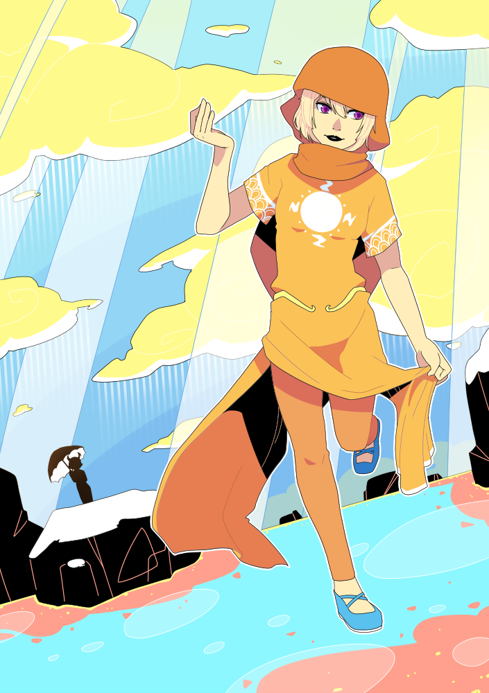 rose lalonde and kanaya maryam (homestuck) drawn by soundphase