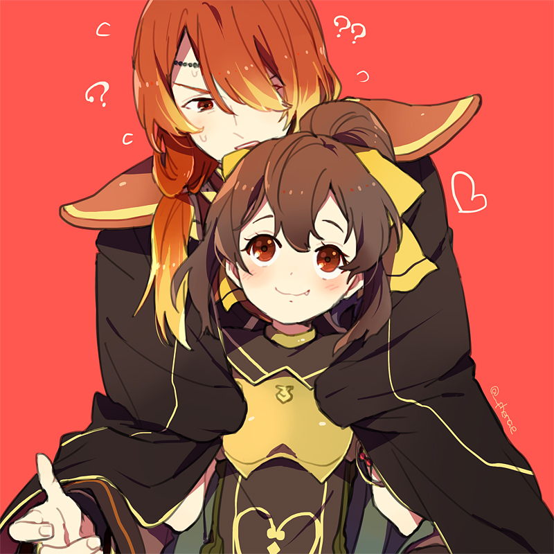 delthea and luthier (fire emblem and 1 more) drawn by guttary