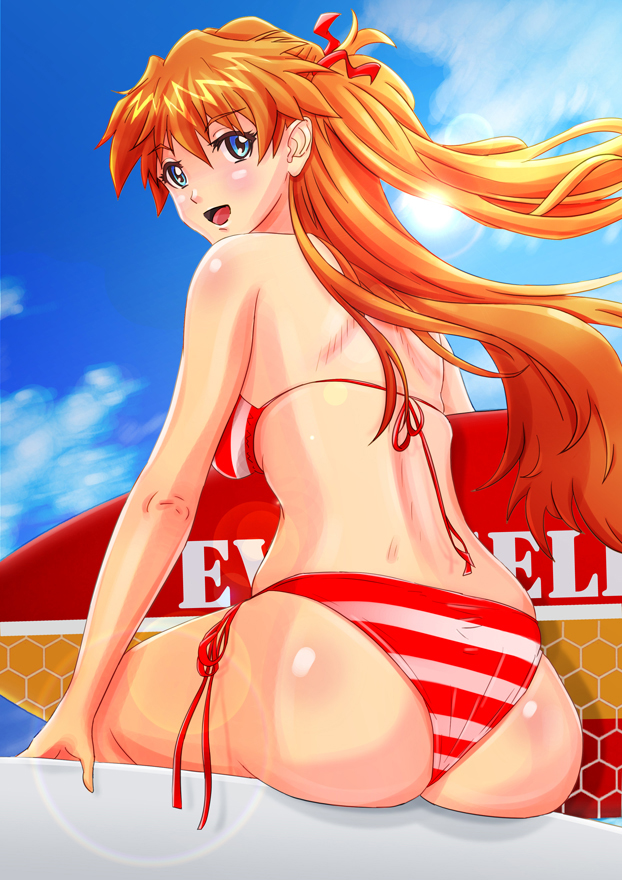souryuu asuka langley (neon genesis evangelion) drawn by jeibii