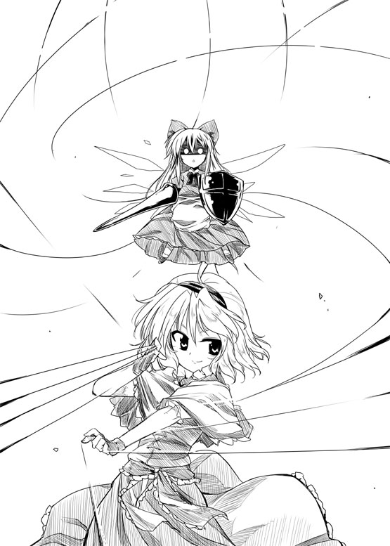 alice margatroid and shanghai doll (touhou) drawn by kiku_hitomoji