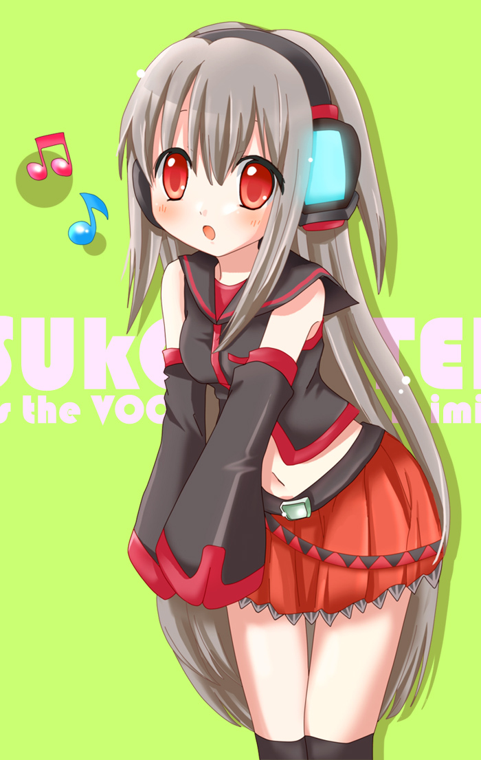 sukone tei (vocaloid and 1 more) drawn by mikurun