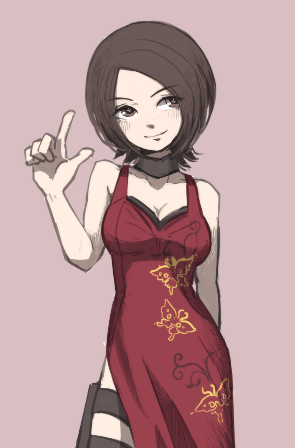 ada wong and togo ai (idolmaster and 4 more) drawn by nexs_(akl)