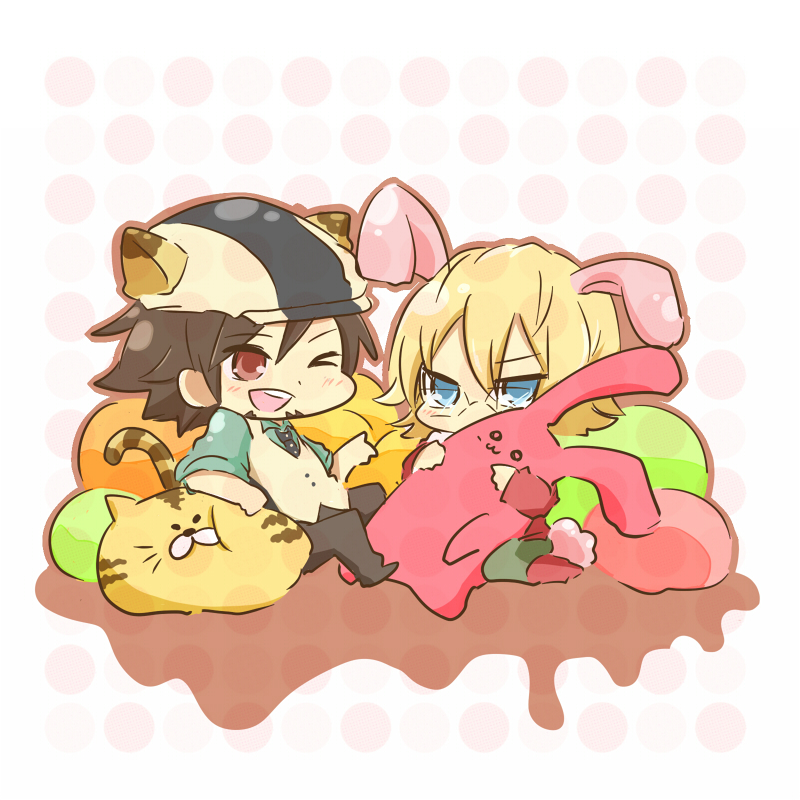 barnaby brooks jr. and kaburagi t. kotetsu (tiger & bunny) drawn by kitasumaki