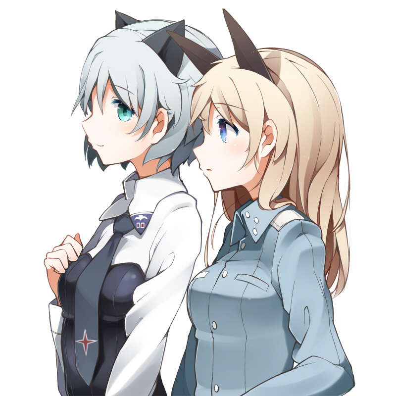 sanya v. litvyak and eila ilmatar juutilainen (world witches series and 1 more) drawn by kinakomoti