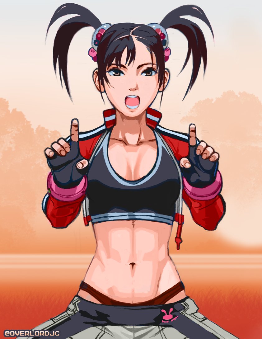 ling xiaoyu (tekken and 1 more) drawn by overlord_jc