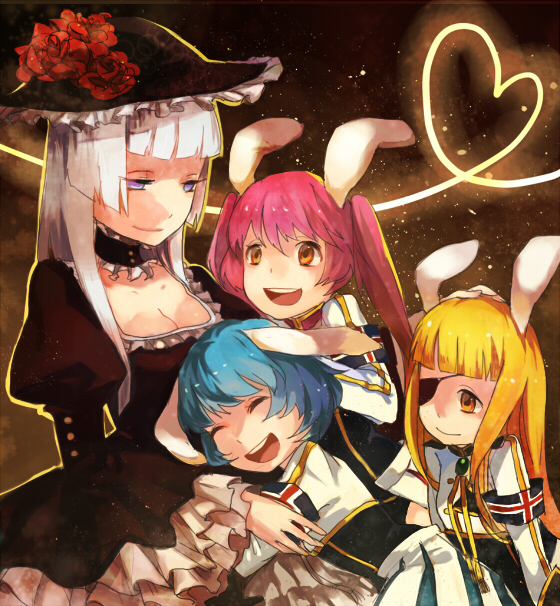 virgilia, chiester410, chiester45, and chiester00 (umineko no naku koro ni) drawn by clea_(geee13)