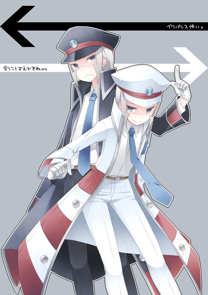 ingo and emmet (pokemon and 1 more) drawn by sagami_rin