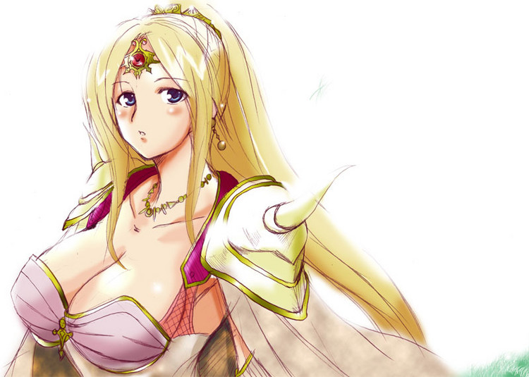 rosa farrell (final fantasy and 1 more) drawn by yasakani_an