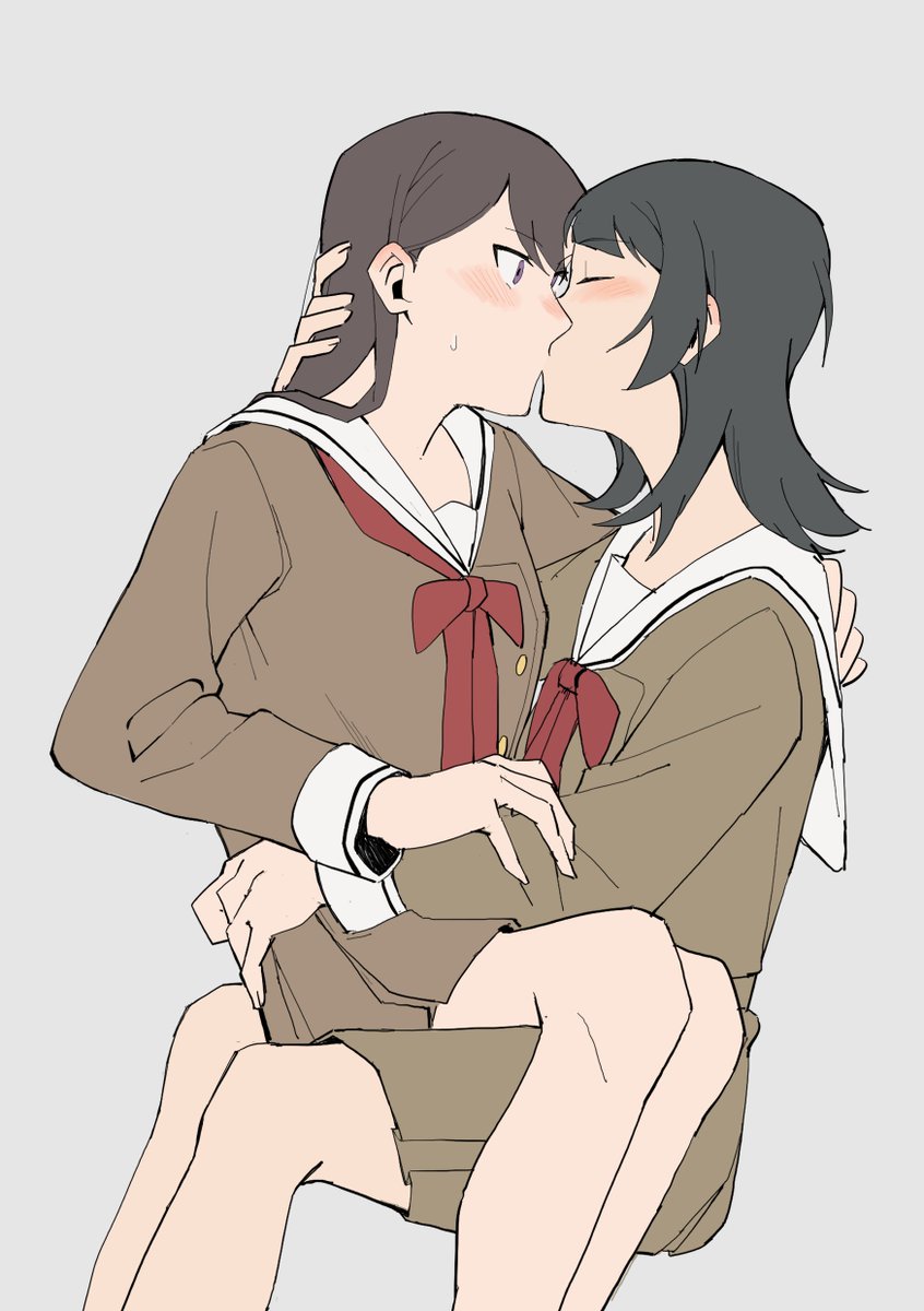 shiina taki and yahata umiri (bang dream! and 1 more) drawn by r_bishh