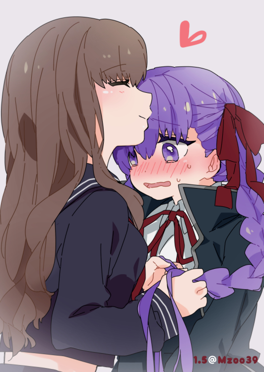 bb and kishinami hakuno (fate and 2 more) drawn by osakana_(rrg0123)