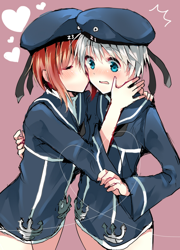 z1 leberecht maass and z3 max schultz (kantai collection) drawn by ikeuchi_tanuma