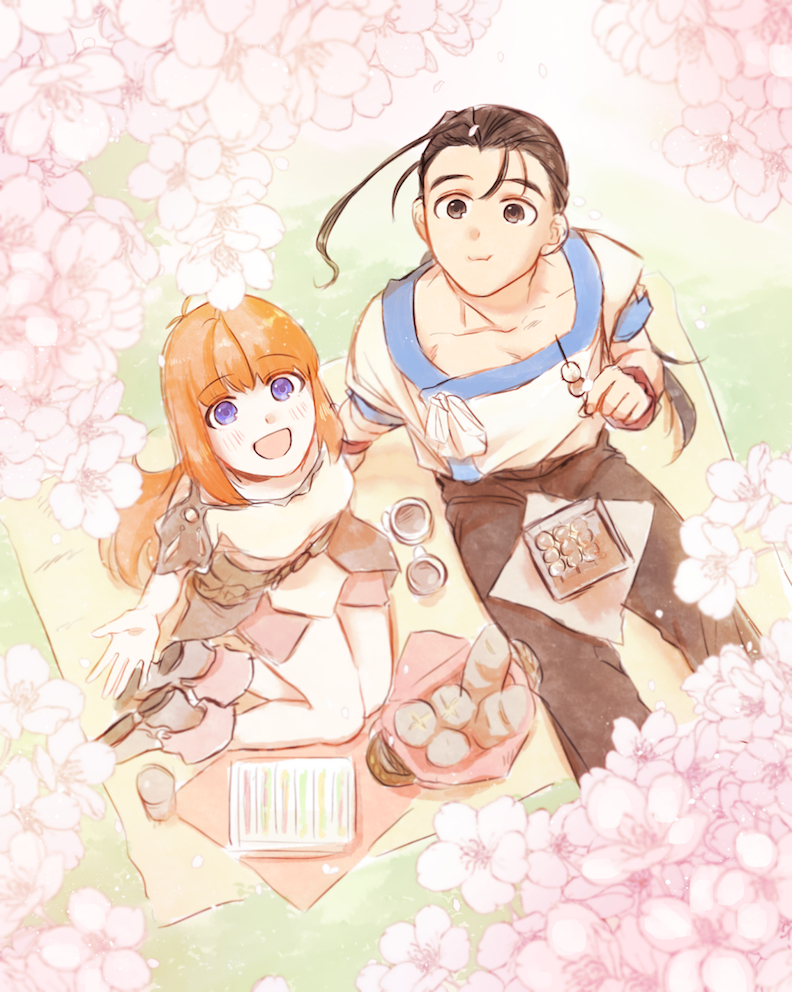 elhaym van houten and fei fong wong (xenogears) drawn by pin_(xeno)