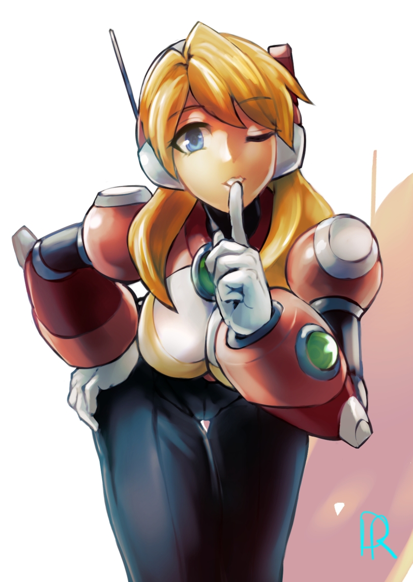 alia (mega man and 1 more) drawn by minster_(dooke)