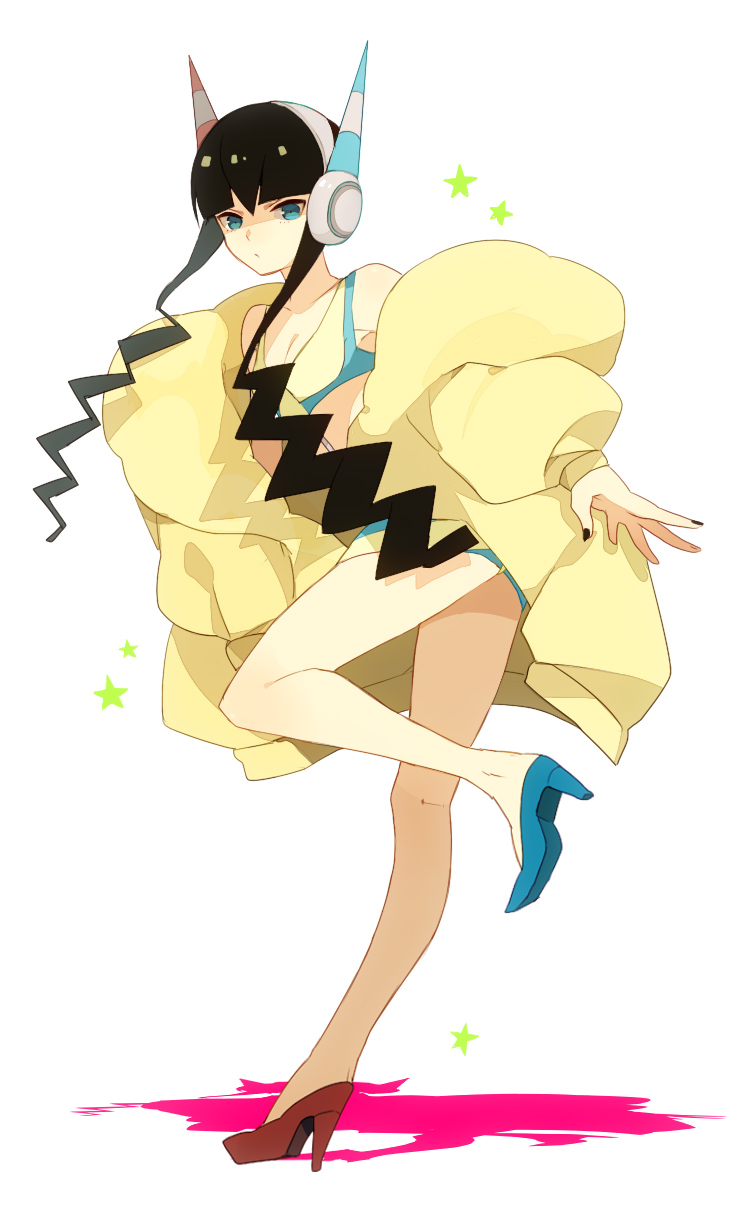 elesa (pokemon and 1 more) drawn by sanae_(satansanae)