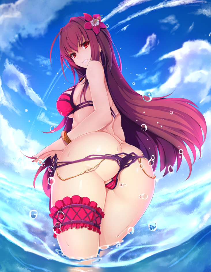 scathach (fate and 1 more) drawn by x2