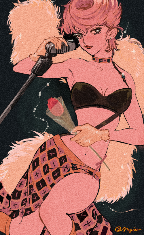 trish una (jojo no kimyou na bouken and 1 more) drawn by nagio_calm