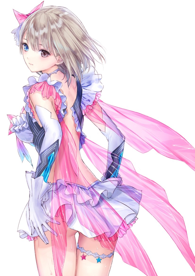 shirai hinako (blue reflection and 1 more) drawn by kishida_mel