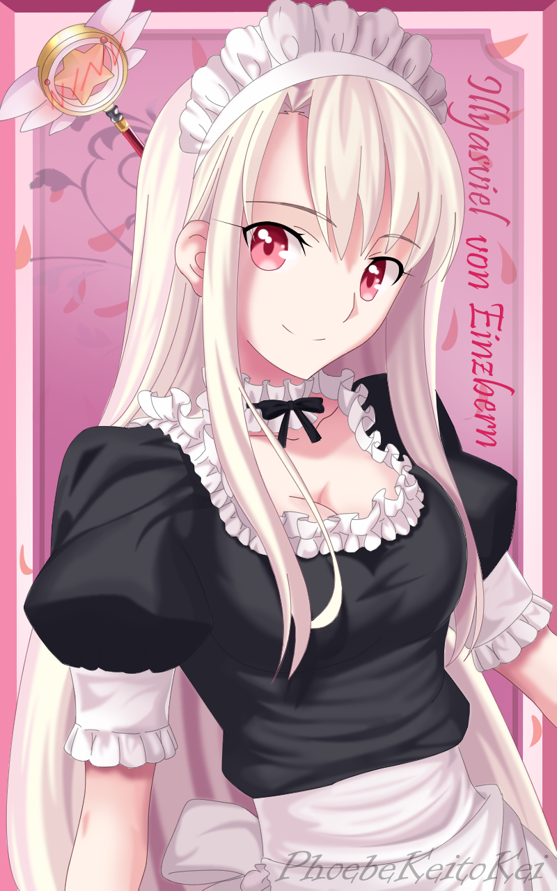 illyasviel von einzbern and magical ruby (fate and 1 more) drawn by phlower_luna