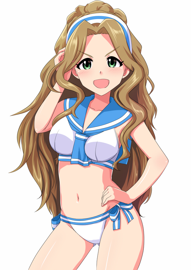 nikaido chizuru (idolmaster and 1 more) drawn by momoda_yasuhito