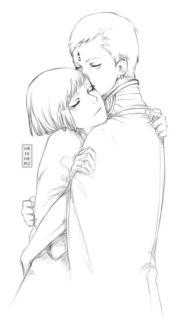 dio eraclea and lucciola (last exile) drawn by mezamero