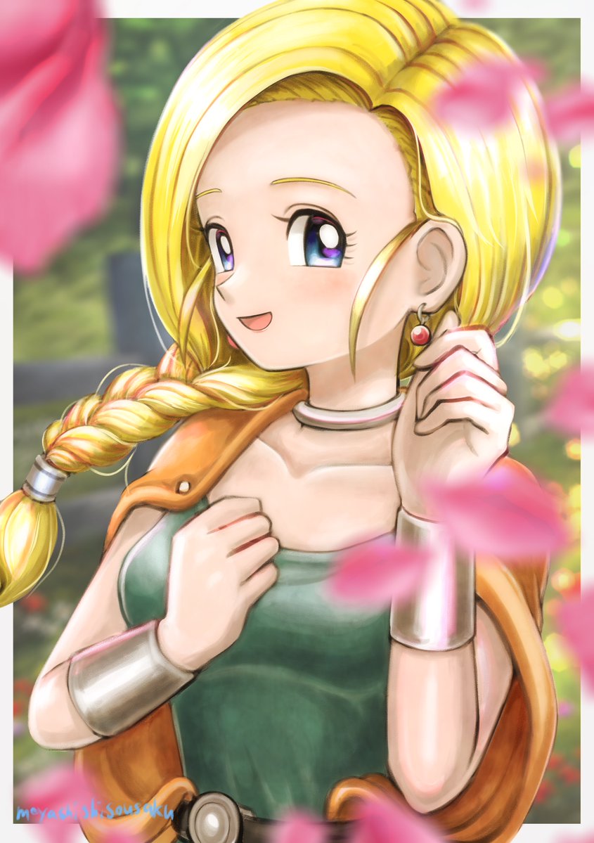 bianca (dragon quest and 1 more) drawn by moyapippi
