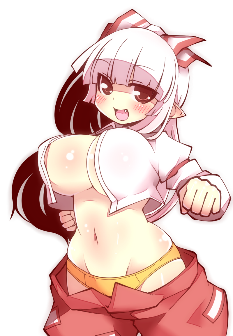 fujiwara no mokou (touhou) drawn by haseru_(ginku_mh)