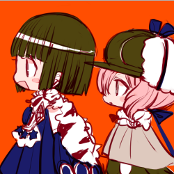 lapis lazuline and detec bell (mahou shoujo ikusei keikaku and 1 more) drawn by maruino