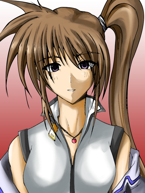 takamachi nanoha and raising heart (lyrical nanoha and 1 more) drawn by asano_yumemare