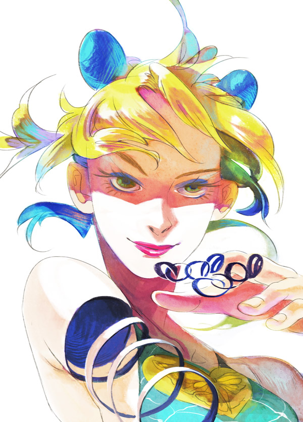 kujo jolyne (jojo no kimyou na bouken and 1 more) drawn by hwei