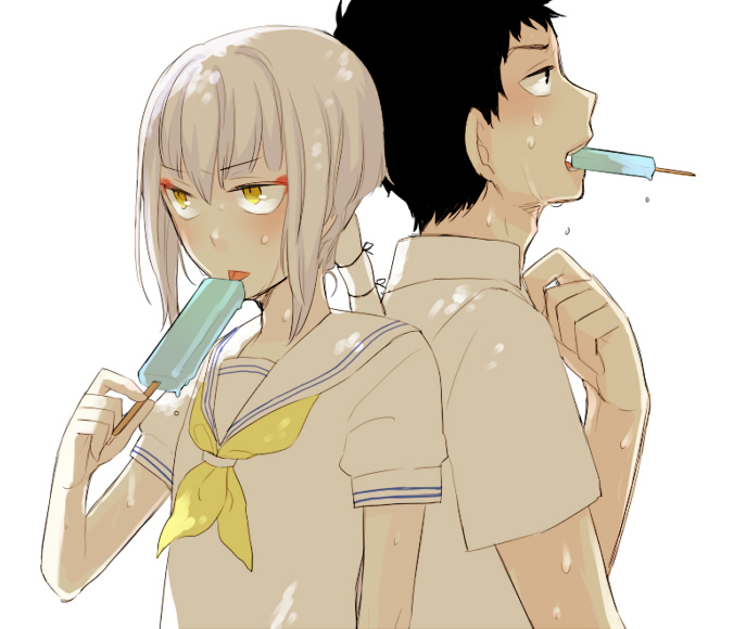 shima juuzou and houjou mamushi (ao no exorcist) drawn by inoue_mikuni